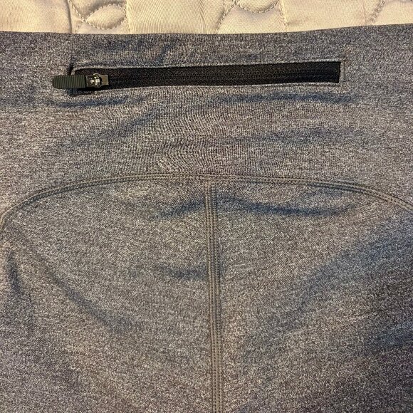 Lululemon Speed Up Crop Heather Gray 19" Side Pocket Mid Rise Leggings Women 6 - Picture 10 of 11